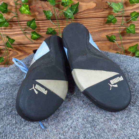 Puma Klim Vintage Womens Climbing Shoes Size 6.5 Blue Grey Leather - Picture 6 of 6